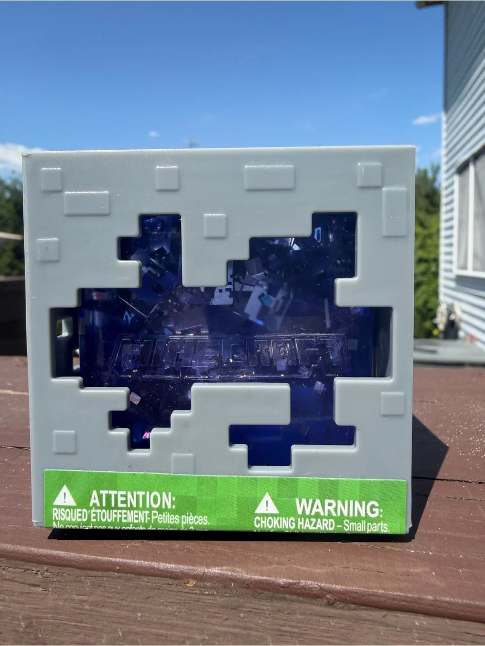 Minecraft Crystal Cube Glitter Block